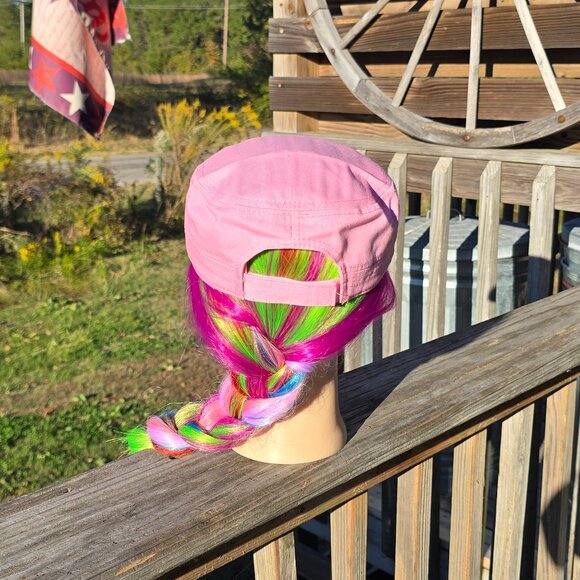 Ladies Pink BLING Cross Hat - Picture 4 of 4